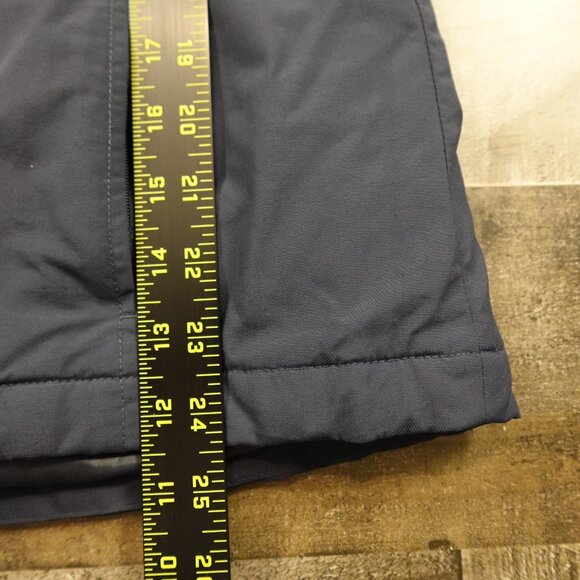 Columbia Hooded Insulated Jacket Women’s Large Navy Winter Sherpa Trim - Picture 5 of 16